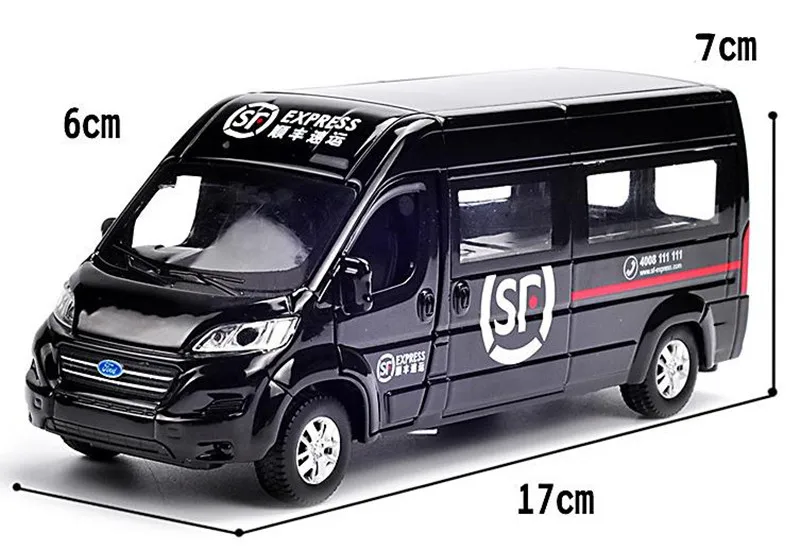 Автомобильные модели из 1:32 сплава с высокой имитацией для автомобилей Ford vans