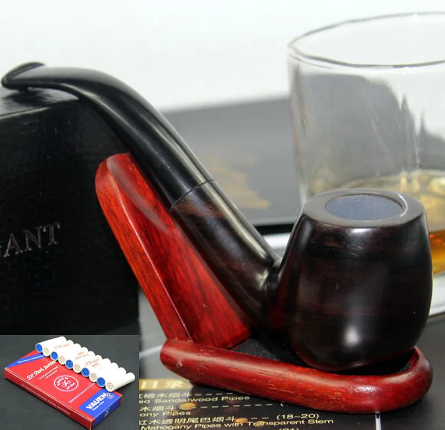 Набор курительных трубок ручной работы из натурального дерева 16 инструментов