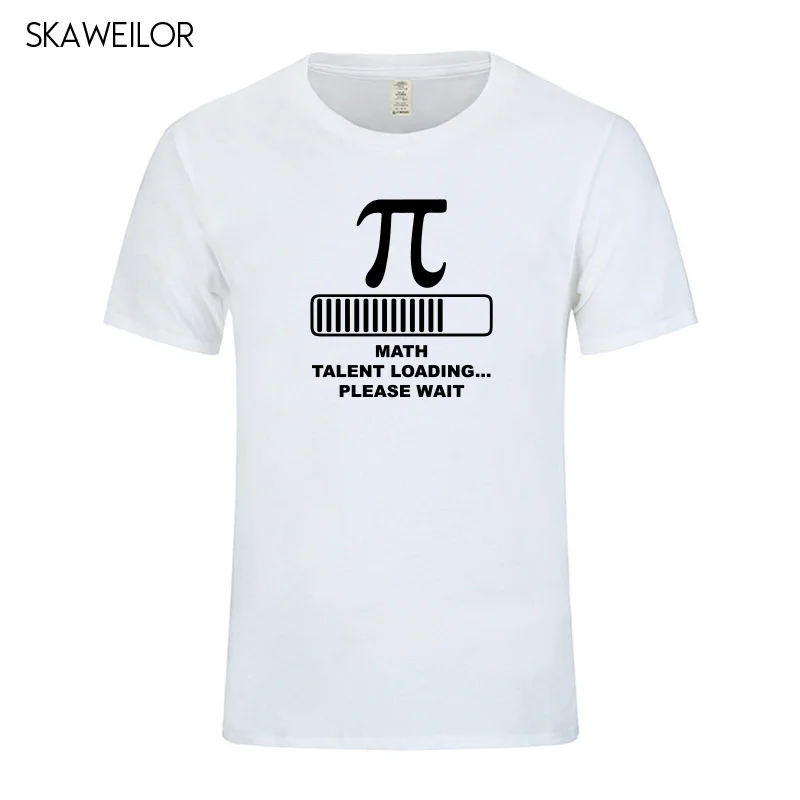 Math Talent Loading Funny Creative Pi Футболка мужская летняя хлопковая футболка с коротким