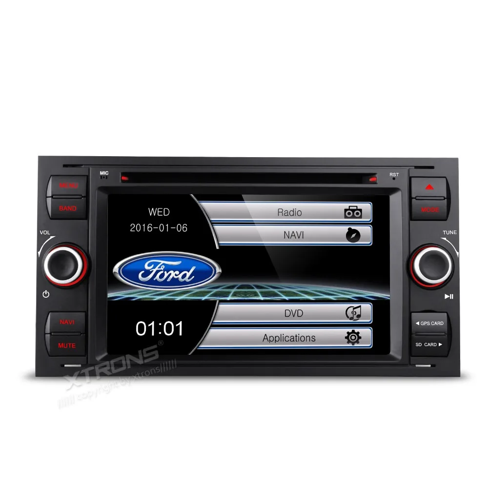 Автомобильный DVD плеер XTRONS с 7 &quotHD цифровым сенсорным экраном радио GPS SWC для Ford Focus