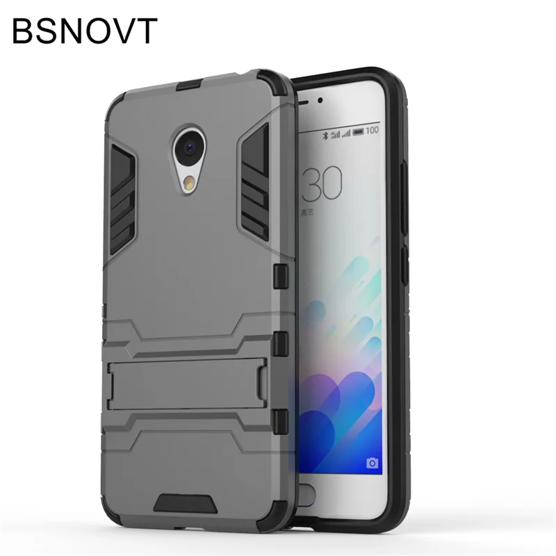 BSNOVT For Meizu M3 Note Cover Silicone + Plastic Kickstand Case Holder Fundas 5.5&quot &lt |