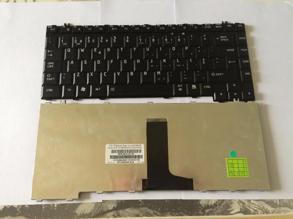 

Brand new Portuguese Laptop keyboard for Toshiba A200 A300 A205 A210 A305 M300 M200 M305 L200 L300 L205 Black po layout