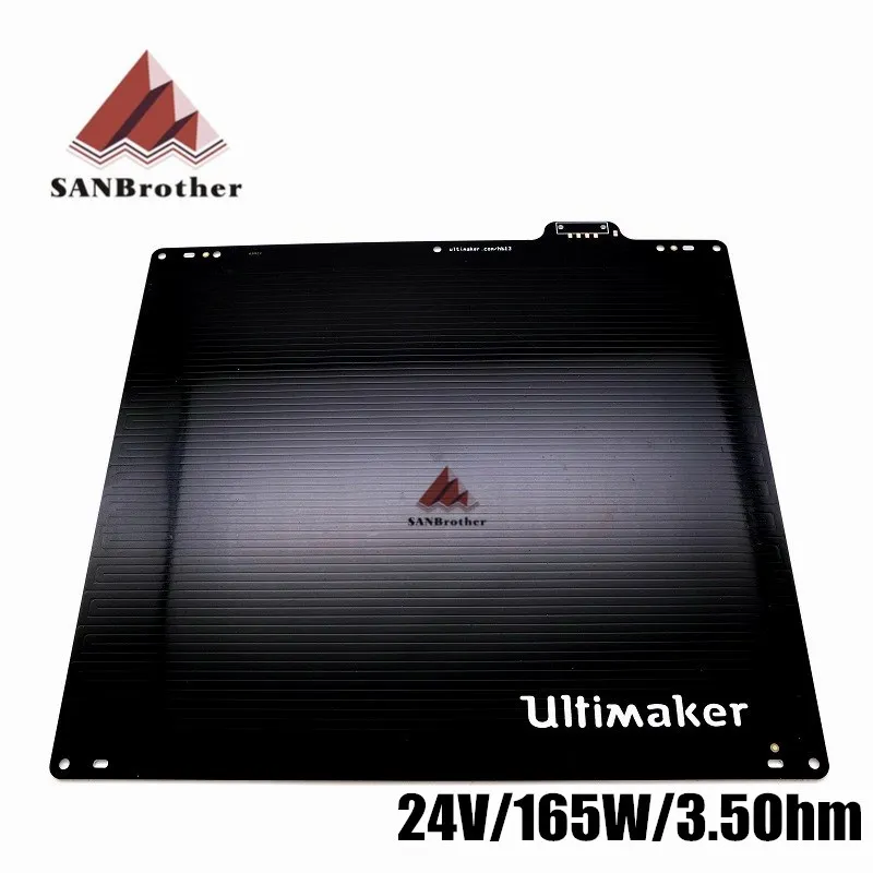 Placa de Liga Impressão para Impressora Um2 + Cama Aquecida Alumínio Mesa 3d Ultimaker2 24v