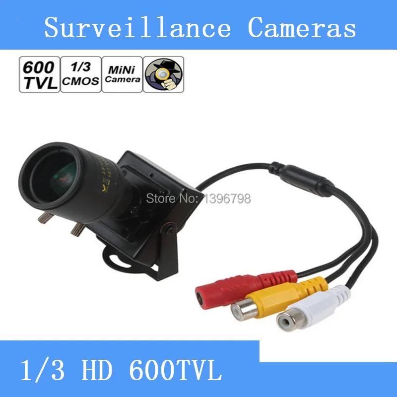 Ручная мини камера видеонаблюдения HD 2 8 12 мм 600TVL 1/3 CMOS цветная|camera lg|lens macrocamera lens type