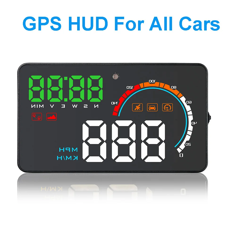 Проектор на лобовое стекло 4 0 дюйма GPS спидометр | Автомобили и мотоциклы