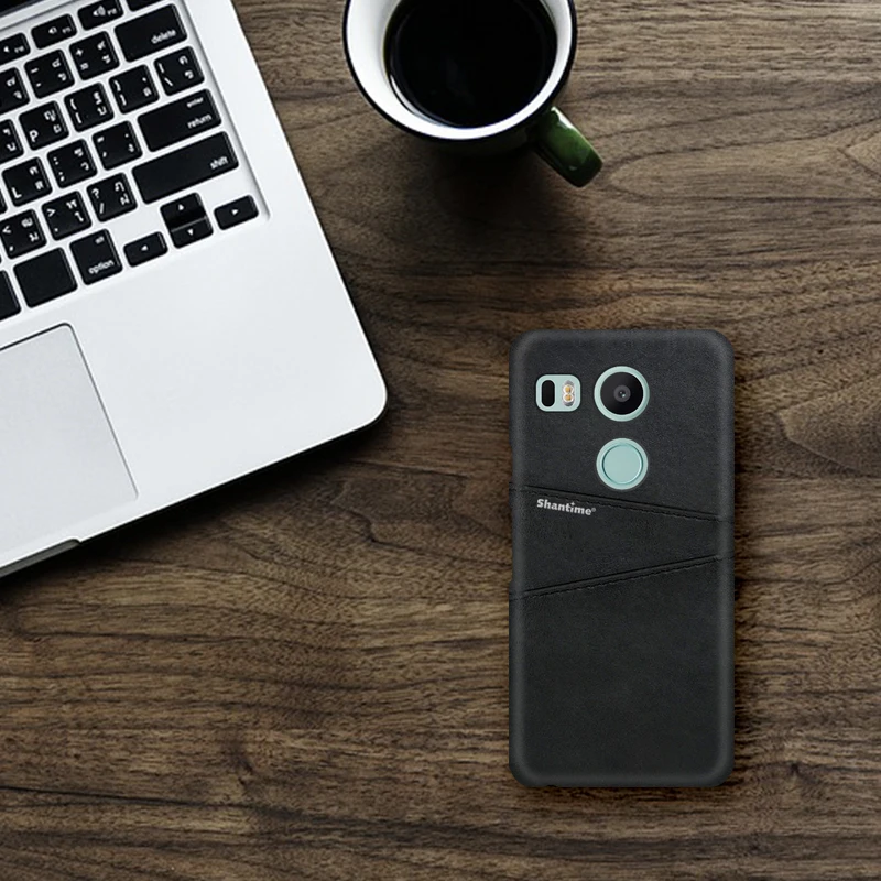 Роскошный винтажный кожаный чехол для LG Nexus 5x телефона слот карт PU