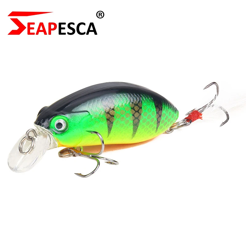 SEAPESCA Кривошип воблер наживка 60 мм 9 5 г 3D натуральные глаза искусственная жесткая