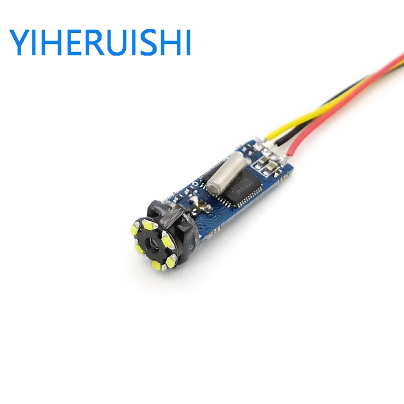 

Мини 600TVL CMOS цветная CCTV камера для FPV камера промышленный эндоскоп со светодиодным фонариком 25x7мм