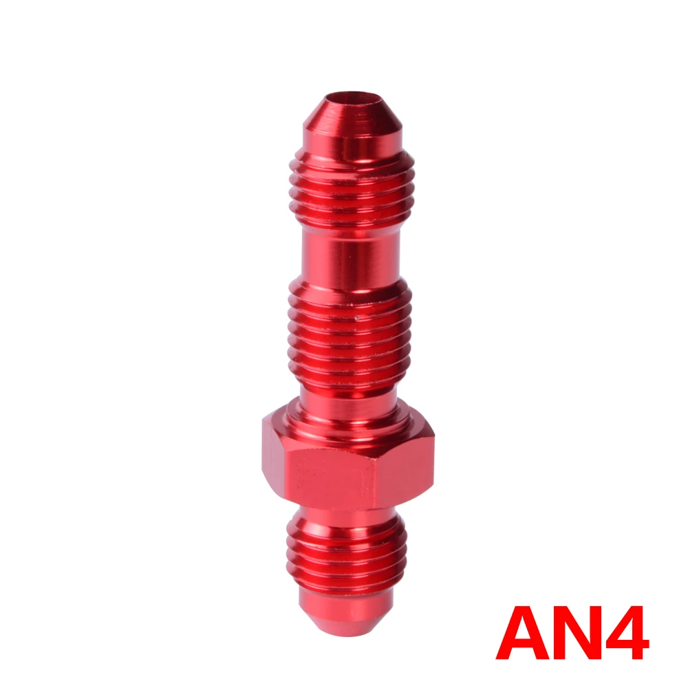 AN4 4AN Stright flar Bulkhead мужской фитинг apapapters черный/красный/синий|fittings an4|an4 fitting4an fitting |