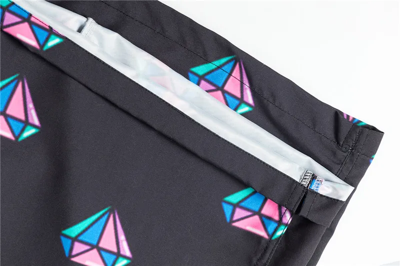 Высокое качество индивидуальные мужские пляжные шорты личности 3D печати собака