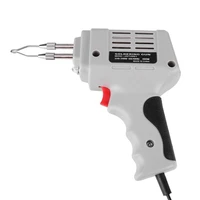 selling electrical soldering iron gun hot air heat gun hand welding tool with solder wire welding repair tools kit eu 220v 100w