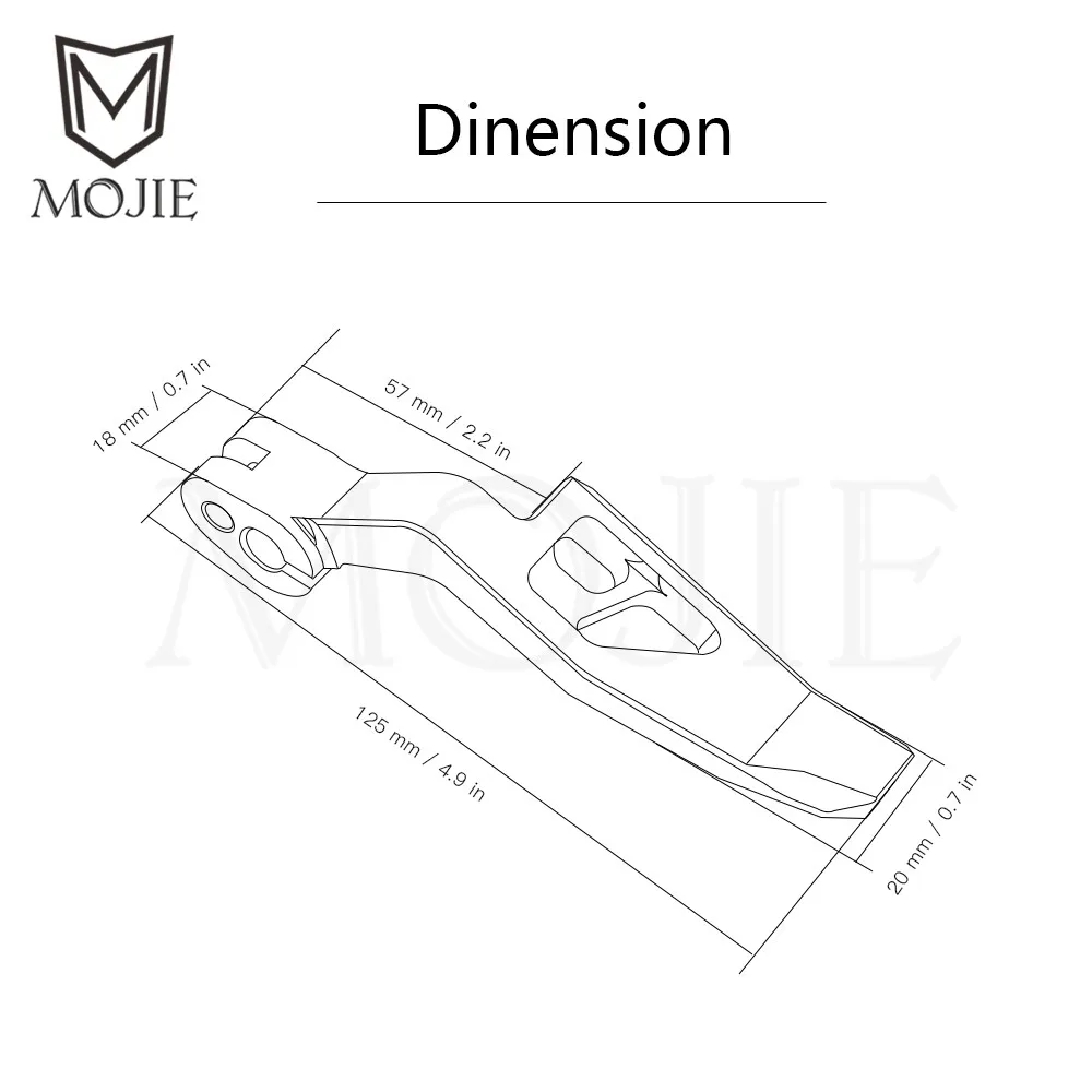 Алюминиевый Рычаг стояночного тормоза с ЧПУ для мотоцикла YAMAHA T MAX 500 2008 2011 TMAX 530 2012