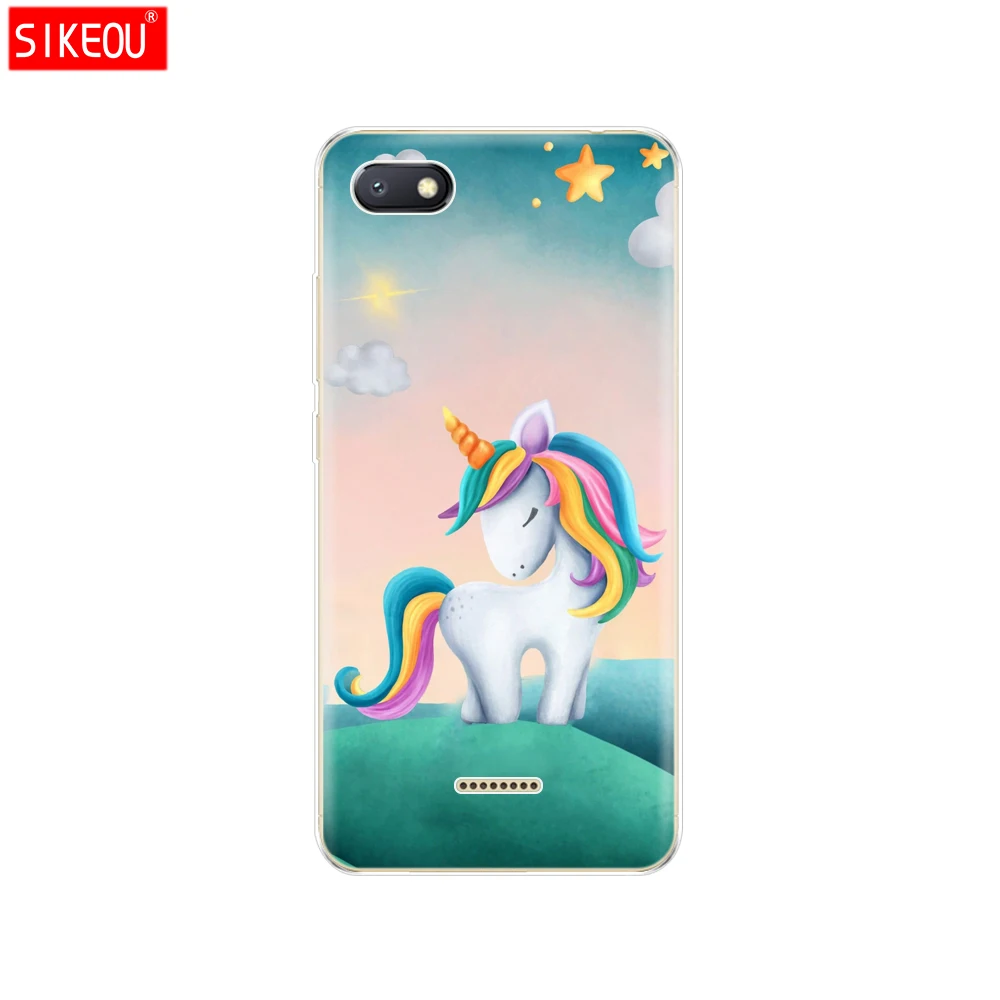 12062 Силиконовый чехол для xiaomi Redmi 6a, чехол с полной защитой, мягкая задняя крышка из ТПУ для телефона xiaomi Redmi 6 A, бампер Hongmi 6a, чехол с кошкой - Цвет: 12062
