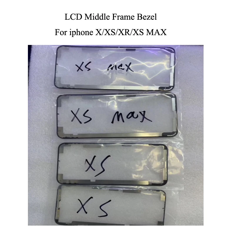 2 шт./лот средняя рамка ЖК дисплея для Apple iPhone Xs/Xs Max/XR/X сменный Восстановленный