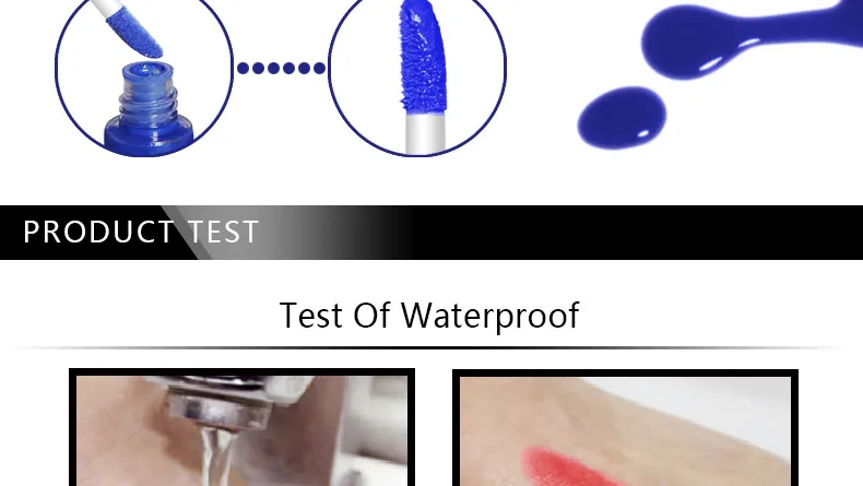 Qibest матовые помады макияж красота 12 цветов водонепроницаемый оттеночный блеск для губ Batom матовая Косметика жидкая помада металлическая синяя помада