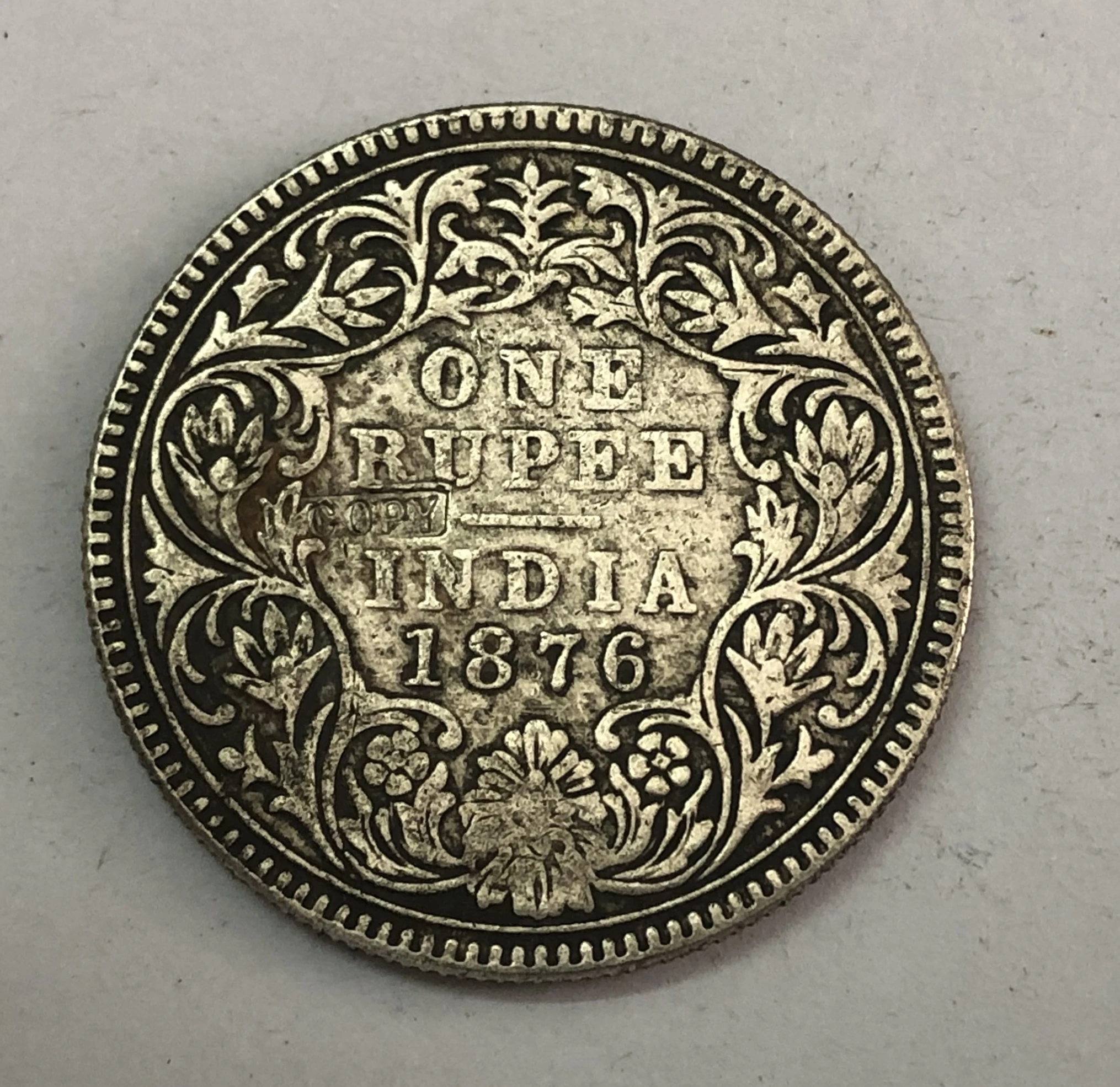 

1876 Индия-британская 1 рупия-Виктория