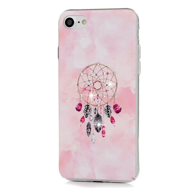 YOKIRIN For iPhone 7 Phone Case Fashion Colorful Painting Luxury Glitter Crystal Ultra Slim Hard Plastic Back Cover Cases |
