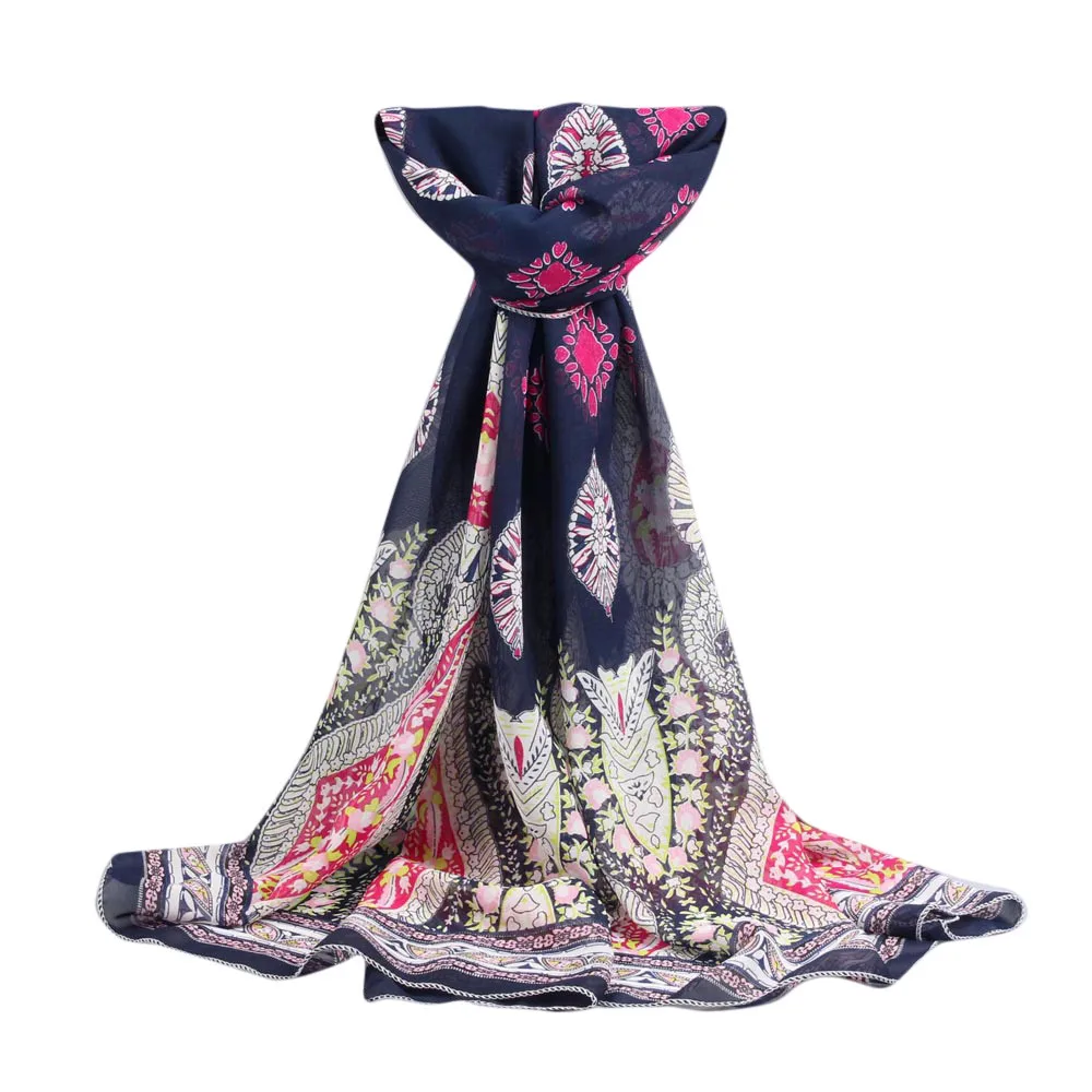 2017 Новый Женская Мода Длинный Мягкий Wrap шарф Дамы Шаль Шифон Шарф Шарфы L515|scarf