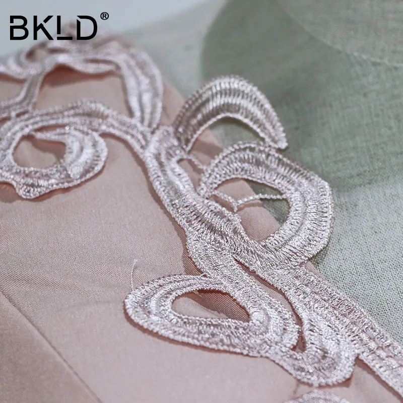 BKLD 2018 элегантное кружевное платье с аппликацией женское без рукавов V-образным