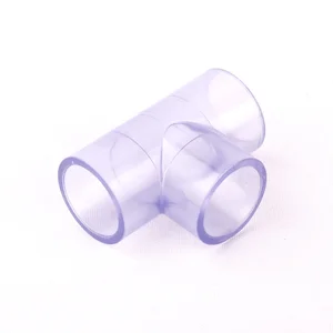 Внутренний диаметр. Равный тройник из ПВХ, 25 мм, 1 дюйм, фитинги из ПВХ прозрачный разъем, Пластиковые Соединительные адаптеры