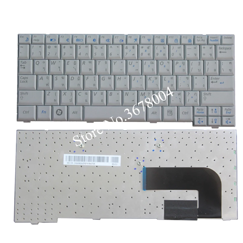 Новая тайская клавиатура для SAMSUNG NP NC10 ND10 N108 NC310 N110 NP10 N128 N140 N130 TH белая