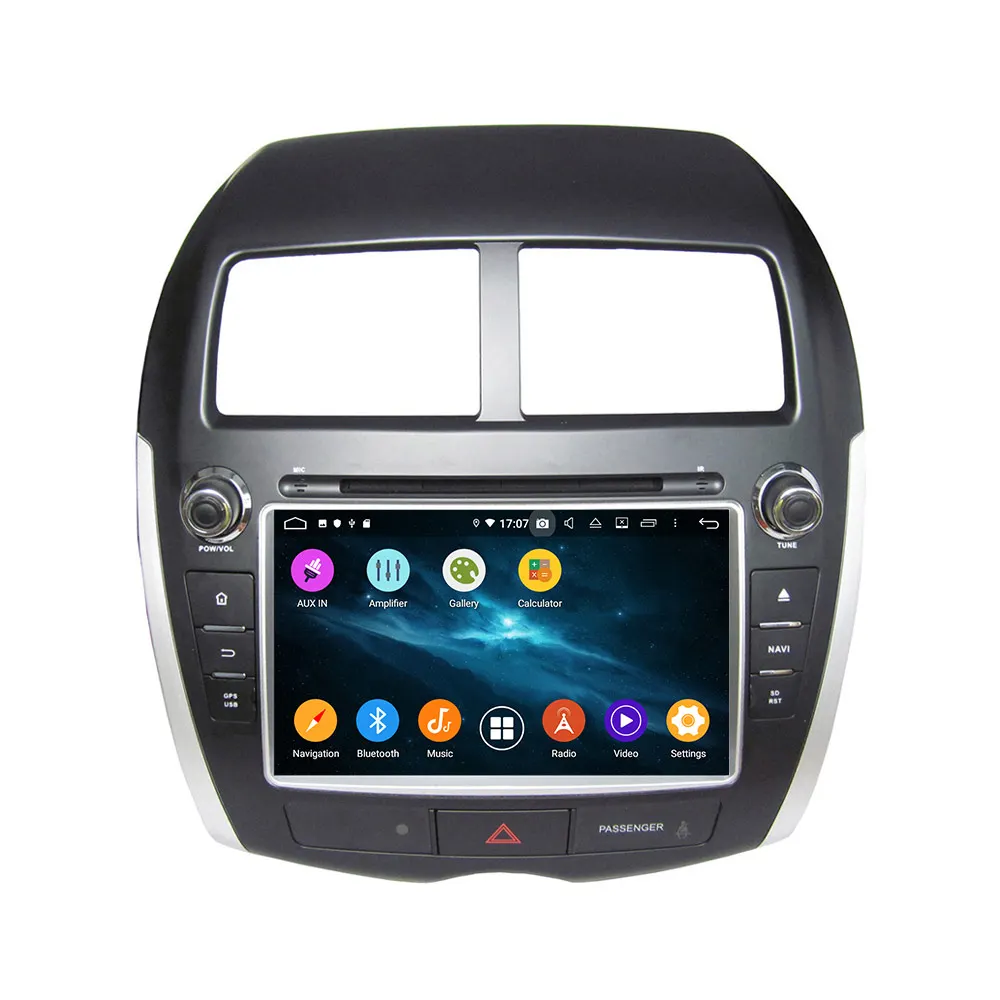 Автомобильный DVD-плеер 8 дюймов 2 Din Android 9 0 GPS-навигация для Mitsubishi ASX 2010-2012 радио