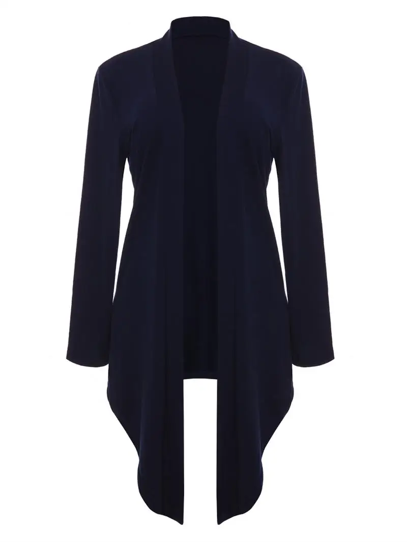 Early Autumn Long Sleeve Slim Women Coat Simple Female Casual Solid Color Streetwear Fashion All-Match Ladies WS9382Z | Женская одежда