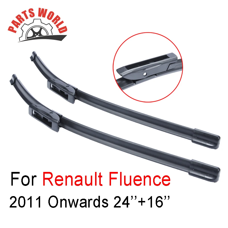 Щетки стеклоочистителя передние 24 ''+ 16'' для Renault Fluence 2011 года подходит из