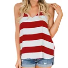 Женская Футболка в полоску, с глубоким V-образным вырезом