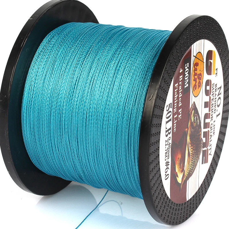 Goture 500M Super Strong Japan Multifilament PE Braided Fishing Line 8 10 20 30 40 60LB | Спорт и развлечения