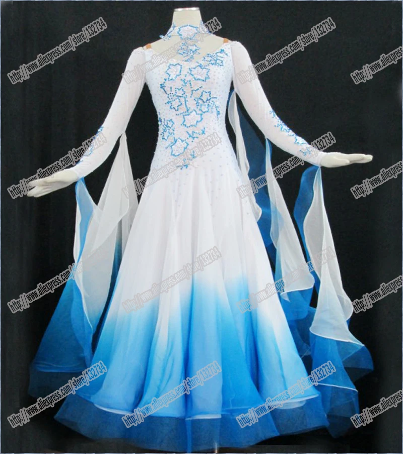 TWINKLE Ballroom dance skirt women New modern costume Performance dress competition ballroom B-0010 | Тематическая одежда и