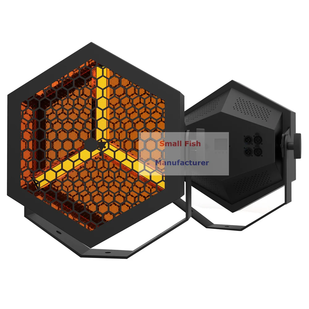 4 шт./лот новейшие 3x60 Вт светодиодные плоские светильники 48x0 5 RGB 3 в 1 DMX Ретро