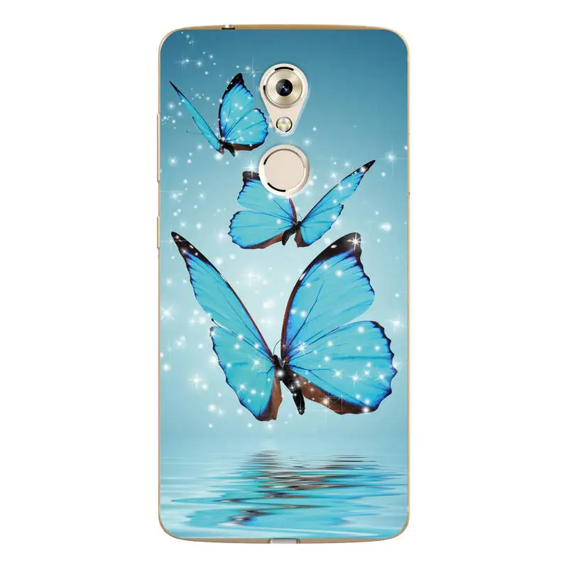 Чехол для ZTE Axon 7 Mini с милым рисунком животных и пейзажей, печатный узор, задняя крышка для телефона 7 Mini Fundas on.