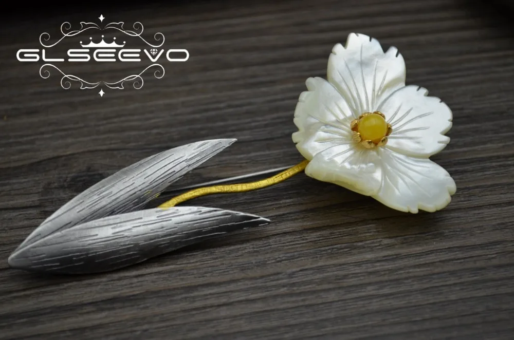 XlentAg натуральный Beeswa брошь булавки мать брошки Жемчужный Цветок для женщин