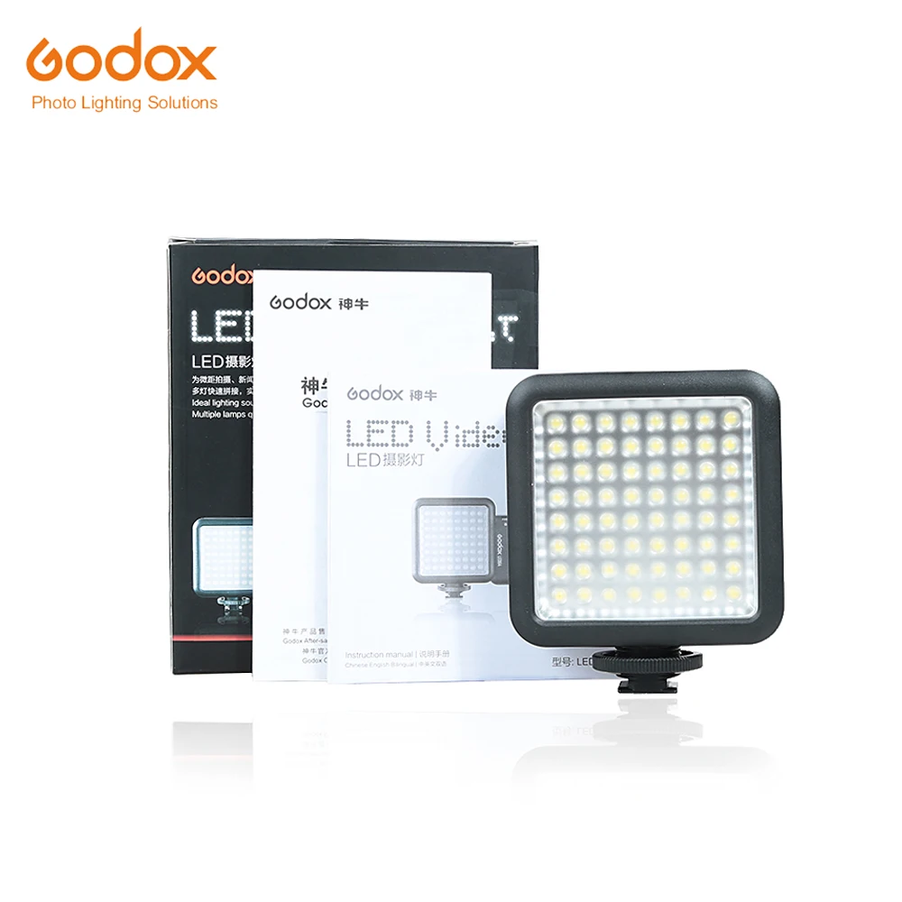 Godox LED64 LED Видео свет универсальная лампа для фотографической съемки непрерывного