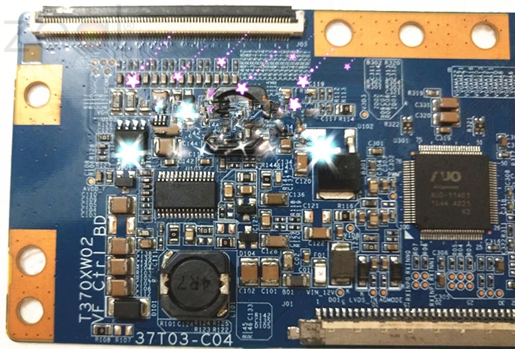 Для T370XW02 VF 37T03 C04 материнскую плату TCL Экран L37E9BD L37C12 auo восстановление ТВ|ЖК-экраны