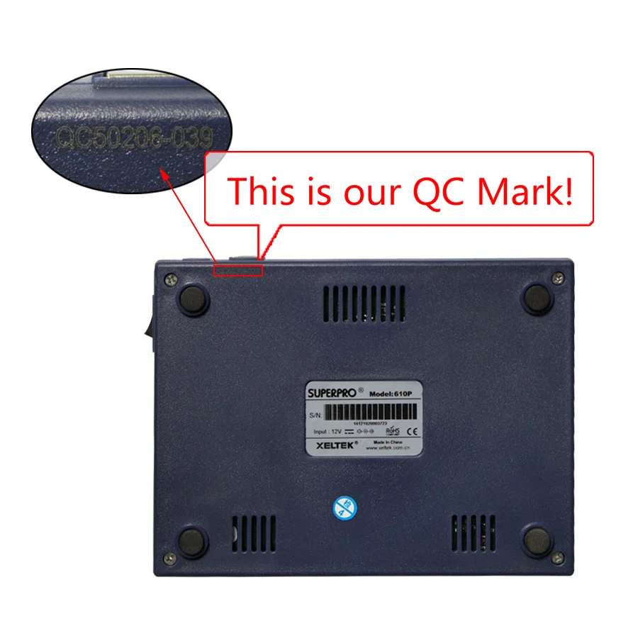 Новое поступление оригинальный Xeltek USB Superpro 610P Универсальный программист с 48