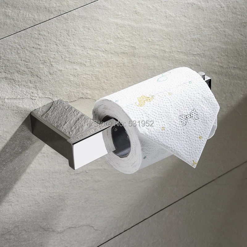 bathroom accessories tissue paper holder robe hook soap dish holder towel rack sus304 stainless steel toilet brush holder free global shipping