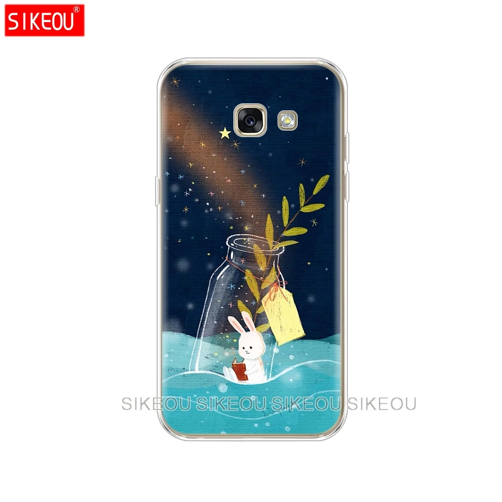 Силиконовый чехол для телефона Samsung Galaxy A8 2018 A3 A310 A5 A510 A7 2016 2017 кролик мышь