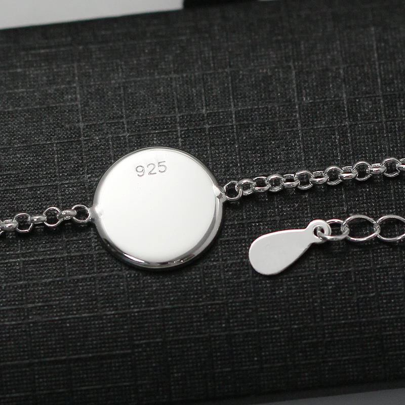 Beadsnice Sterling Silver 12mm Bezel Cup Bracelet Base Setting Blank 39519 | Украшения и аксессуары
