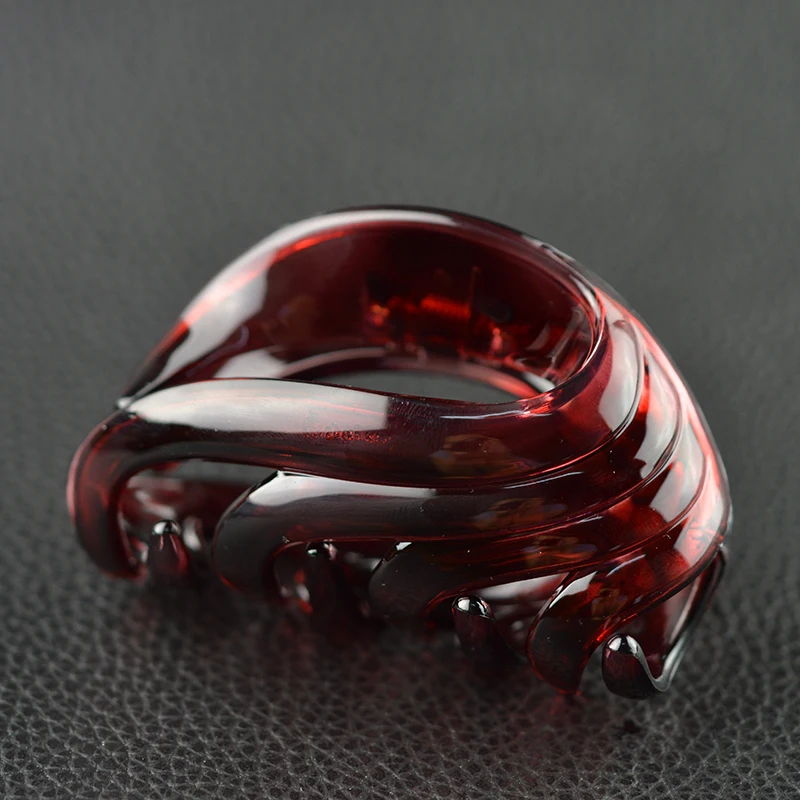 Wine red Женский головной убор,, Ретро стиль, коготь для волос, милый зажим для волос для девушек, для шоу-рума, витнаж, аксессуары для волос для женщин - Цвет: Wine red