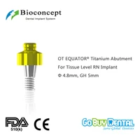 ot equator titanium abutment d4 8mm gh 5mm for straumann tissue level rn implant 034050