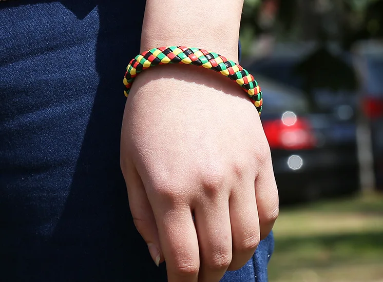 Уникальный дизайн неоновые разноцветные этнические Модные Винтажные браслеты