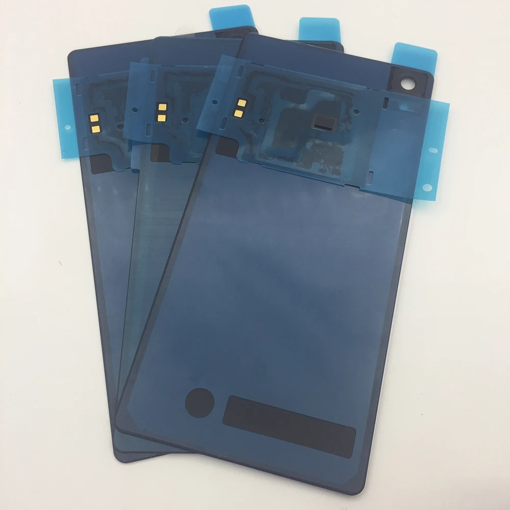 Для sony xperia Z2 D6543 L50W D6503 стеклянная крышка для батареи задняя дверь стеклянный