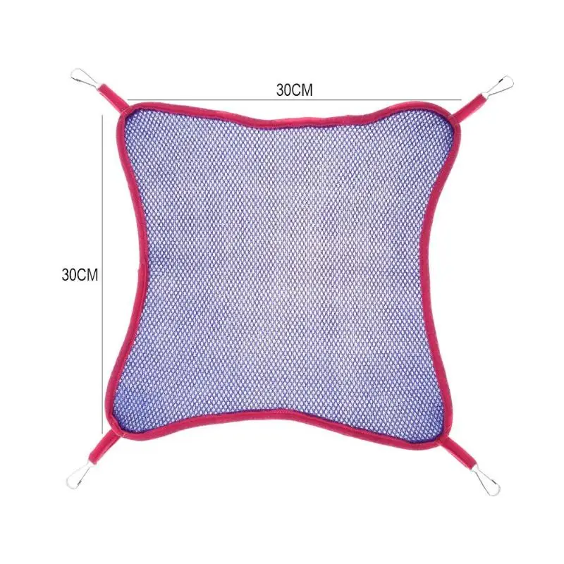 Hanging Hammock for Hamster Mice Rat Rodents Bed Cage small Pet Swing Nest Toys Ventilated Cool Spring and Summer | Дом и сад