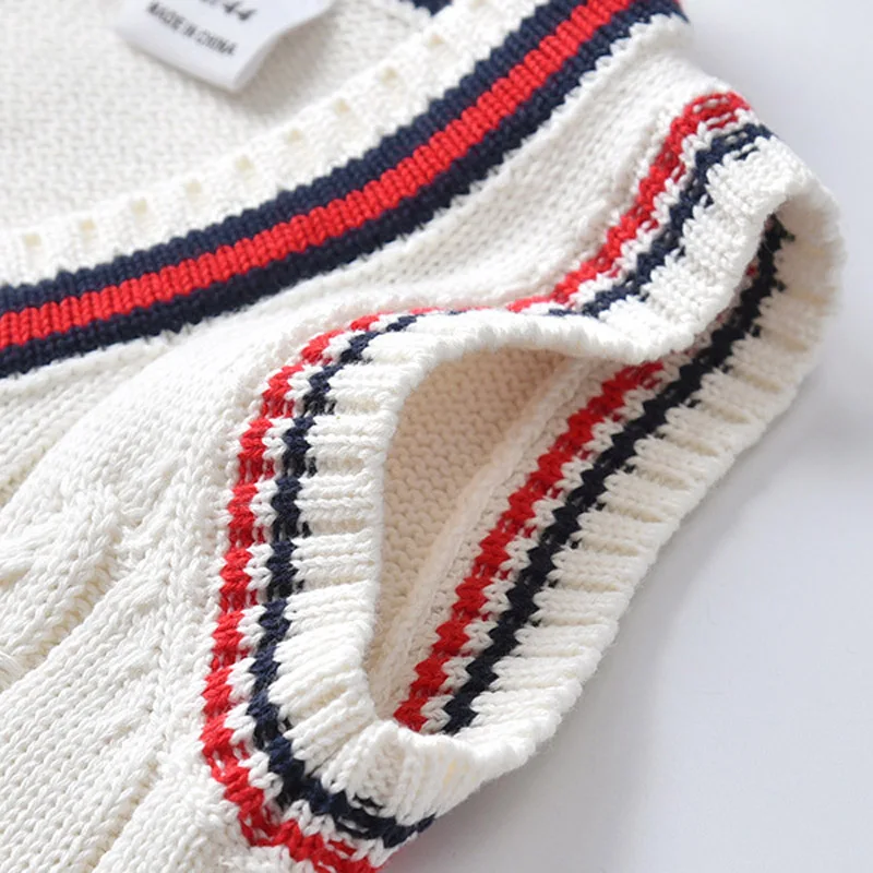 Школьная форма жилет вязаный свитер для мальчиков пальто детей детская мягкая