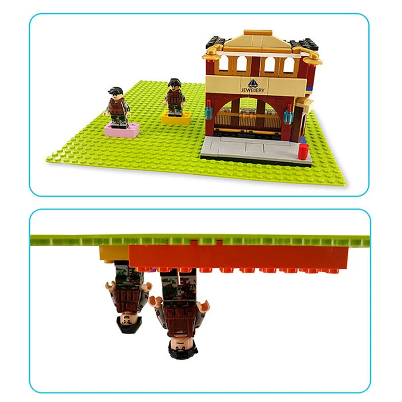 LEGOINGLY Duplos Dots Базовая пластина для кирпичей 5 цветов плита совместимая с legoed DIY