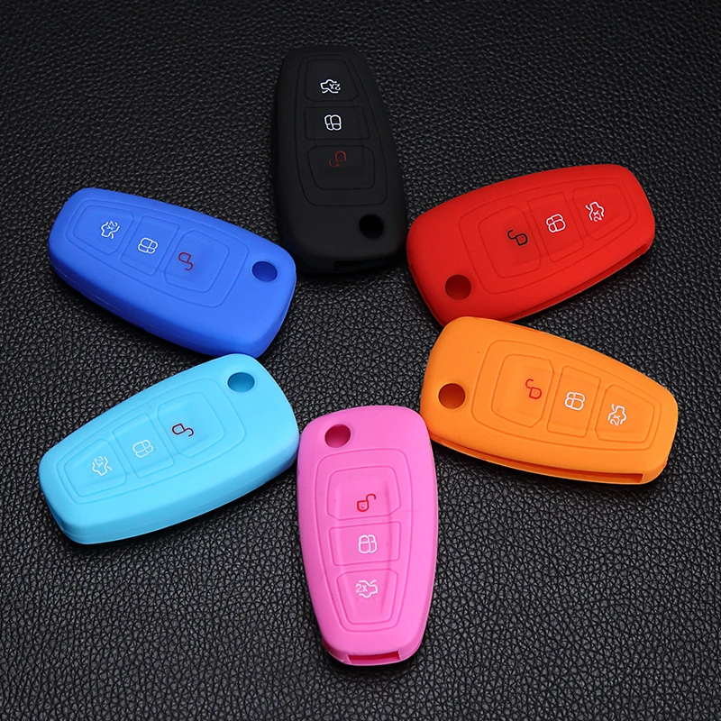 Резиновый Автомобильный умный чехол для ключей с дистанционным управлением