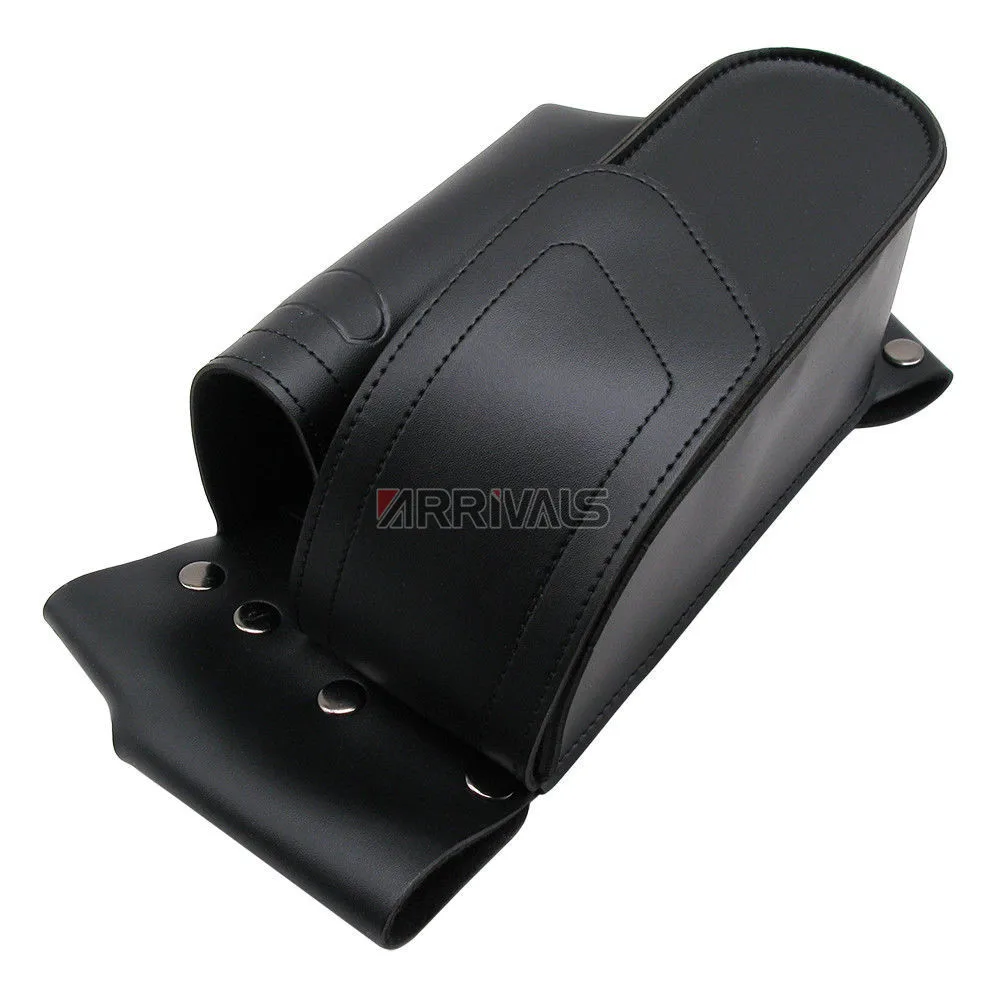 Мотоциклетная черная Фотосумка с левой стороной и держателем для бутылки водой