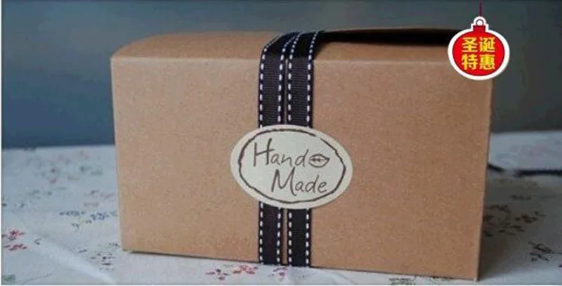 100 шт./лот самоклеящиеся наклейки в виде милого эллипса для этикеток DIY ручная работа подарок/торт бумажная